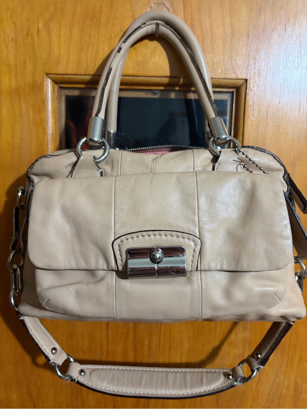 Coach Kristin Leather Satchel Handbag - Classic Women's Shoulder Bag